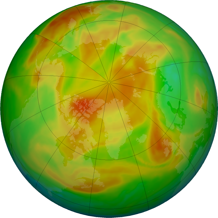Arctic ozone map for 12 May 2021